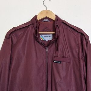80s Vintage || Members Only || Jacket in Burgundy
